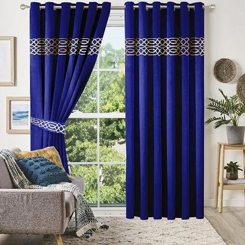 Laser Cut Velvet Curtains